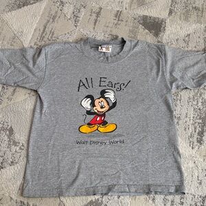 Disney Gray Kids T-Shirt with Mickey Mouse